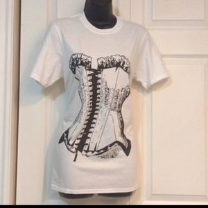 Corset graphic t-shirt